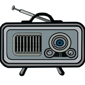 An old radio.